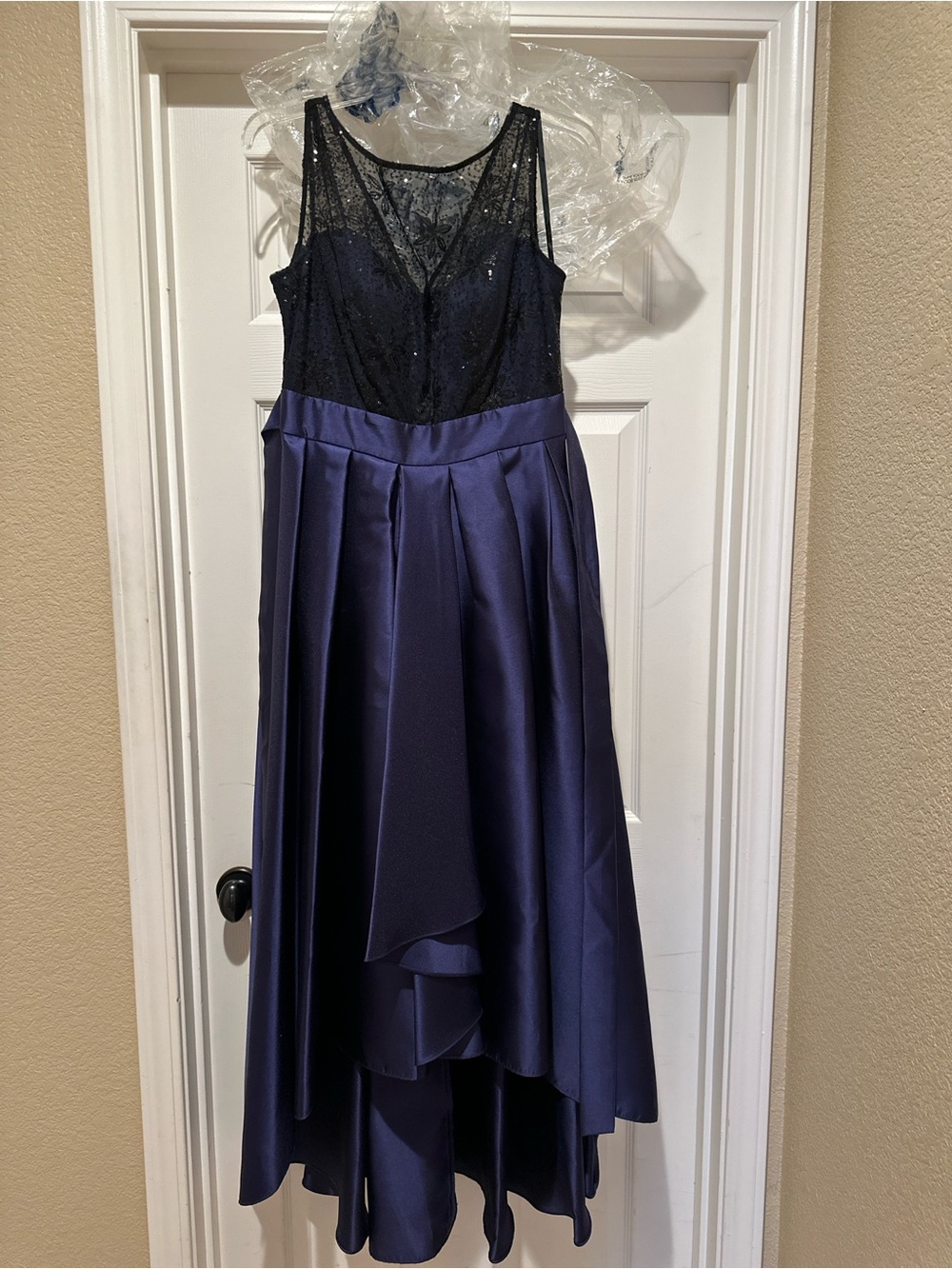 Formal High-Low Satin Dress DILLARDS
